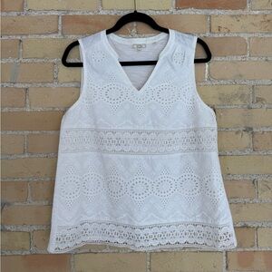 Fat Face UK Eyelet Top